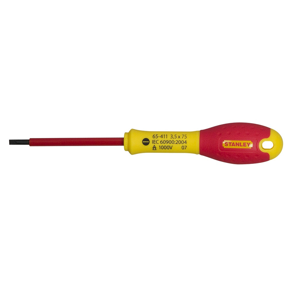STANLEY Schraubendreher FatMax isoliert 3,5x75mm 0-65-411