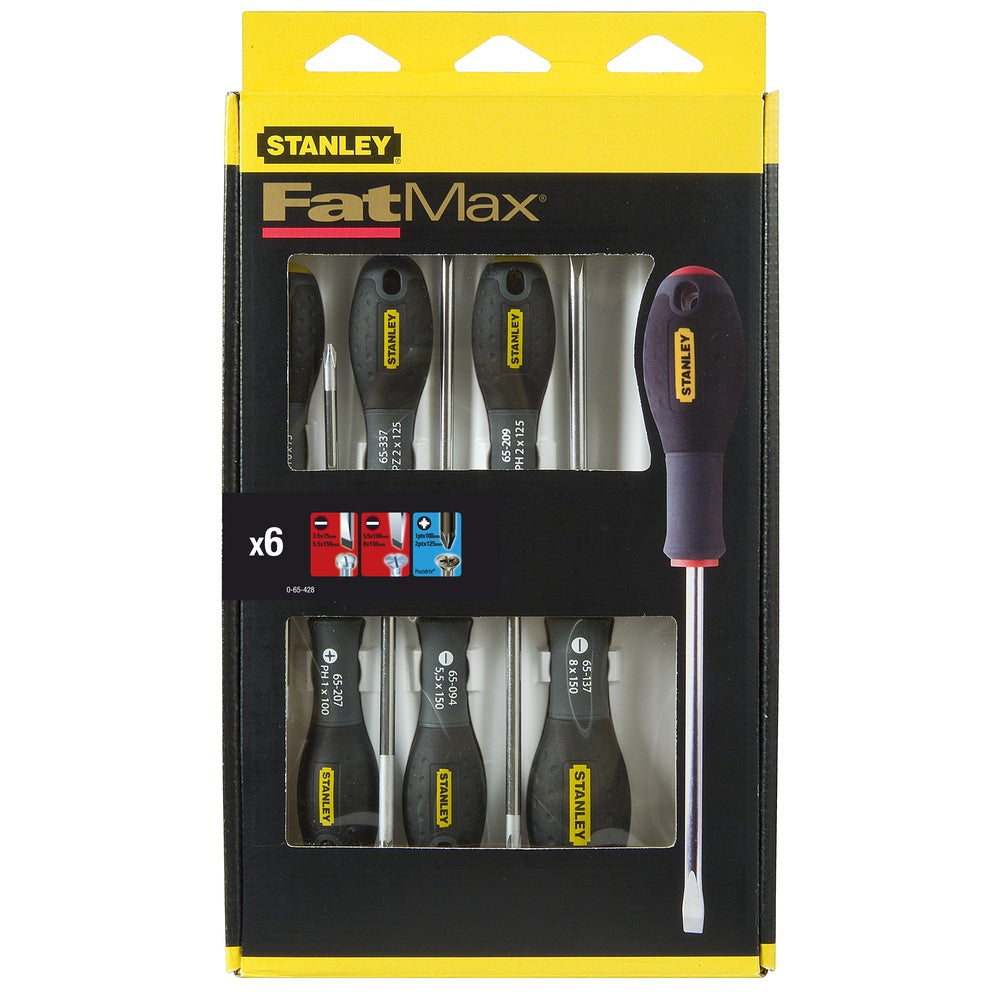 STANLEY Schraubendreher-Set FatMax 6-tlg 0-65-428