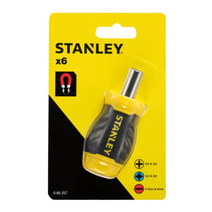 STANLEY STANLEY STUBBY MULTIBIT - 6 BITS 0-66-357