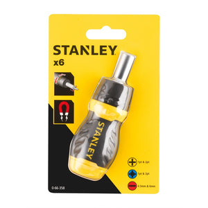 STANLEY STANLEY STUBBY RATCHET MULTIBIT - 6 BITS 0-66-358