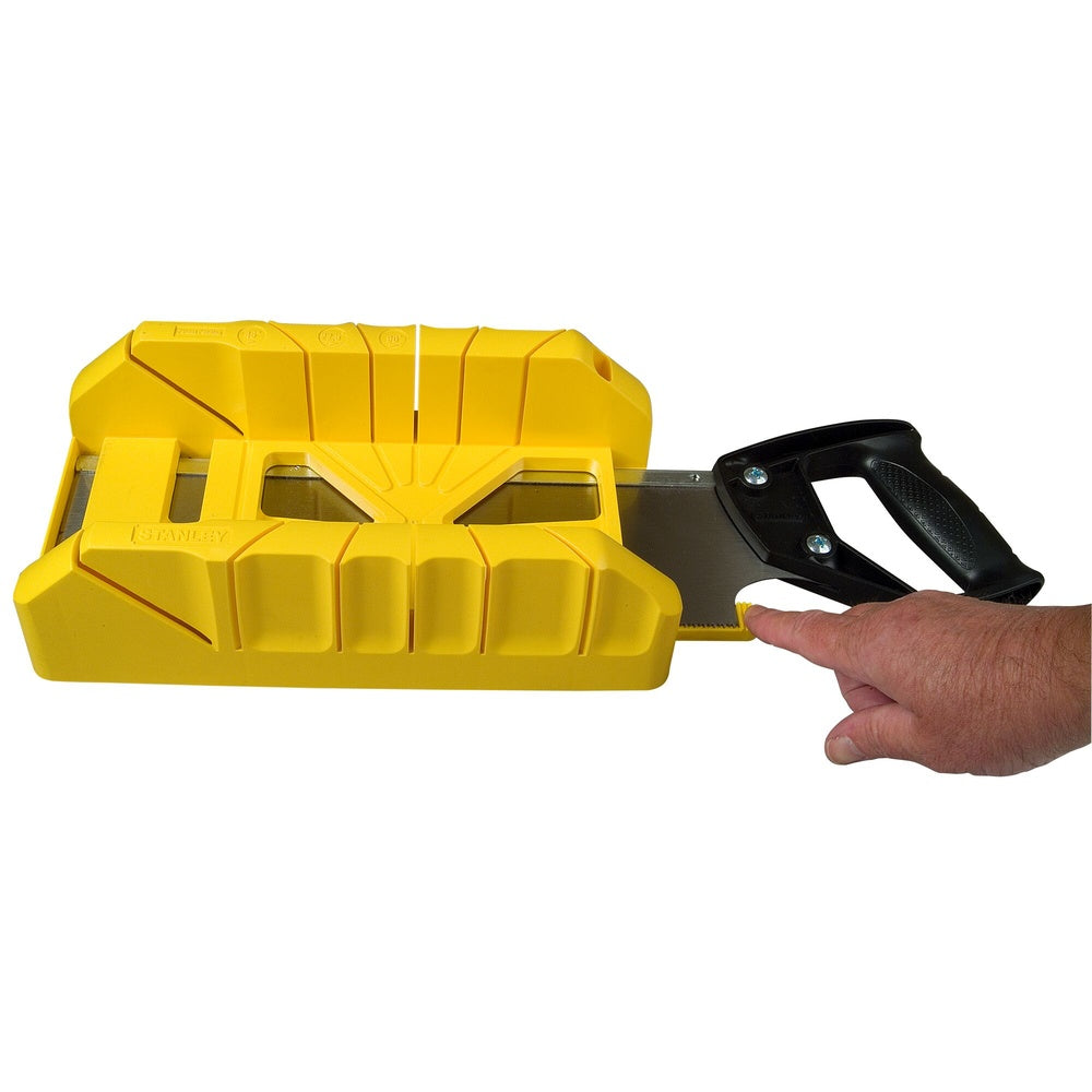 STANLEY Gehrungslade PVC 350mm mit Rückensäge 1-19-800