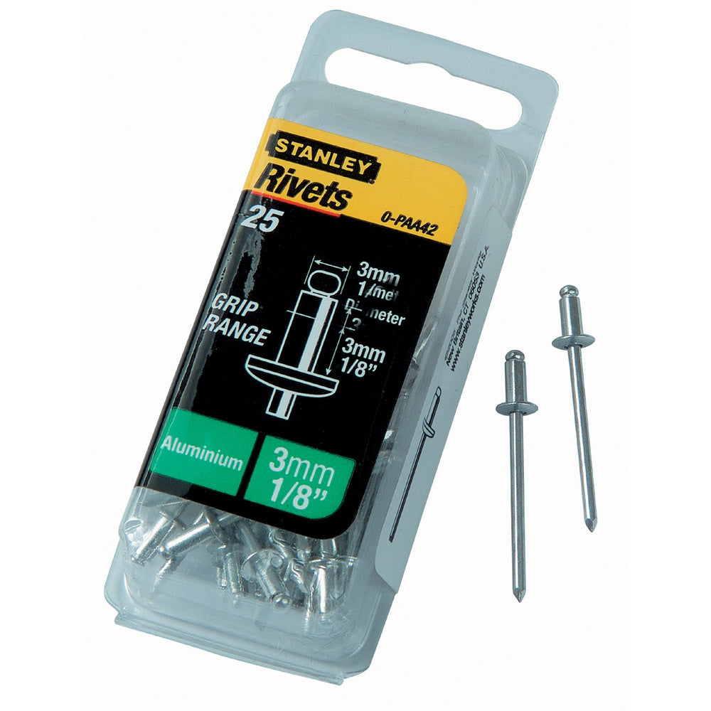 STANLEY Aluminiumnieten 3x3mm 1-PAA42T