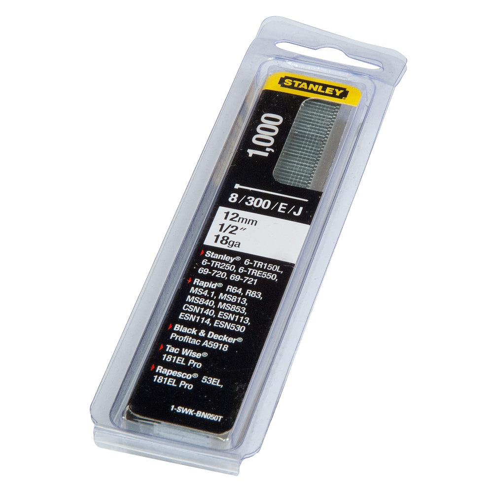 STANLEY Versenknägel 12mm Typ J-18GA 1-SWK-BN050T
