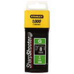 STANLEY Klammern Typ G 8mm 1000 St 1-TRA705T
