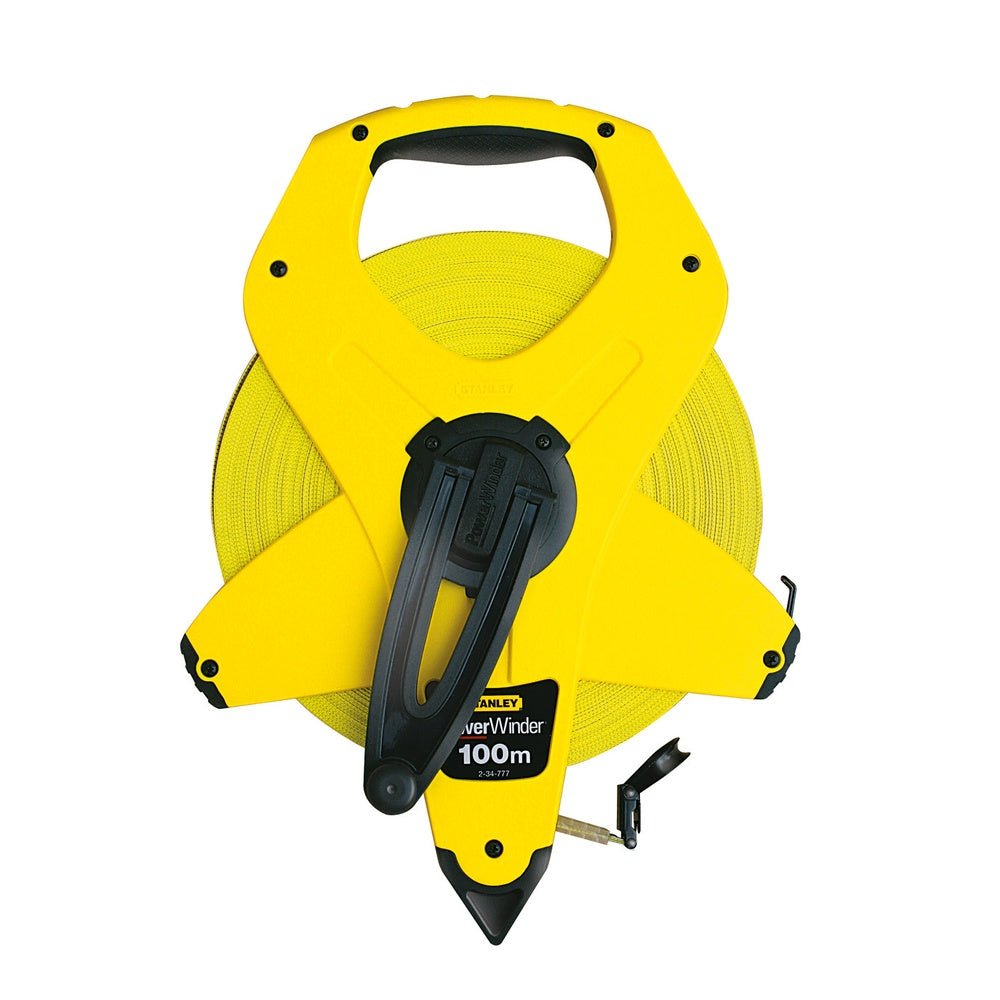 STANLEY Bandmaß PowerWinder Fiberglas 100m 2-34-777