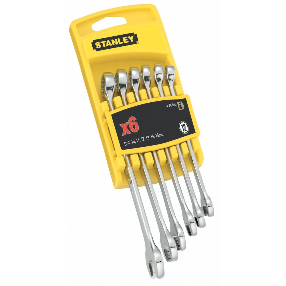 STANLEY Ring-Gabelschlüssel-Set FatMax 6-tlg 4-94-646
