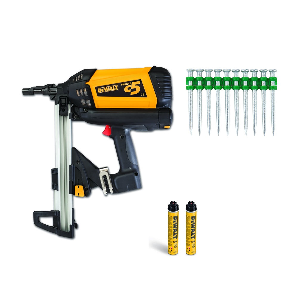 DEWALT C5 Akku-Gasnagler + 1400 Nägel 15mm C5KIT15MM-DE