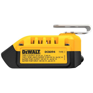 DEWALT Kombi-Ladegerät mit Powerbank-Funktion DCB094K-QW