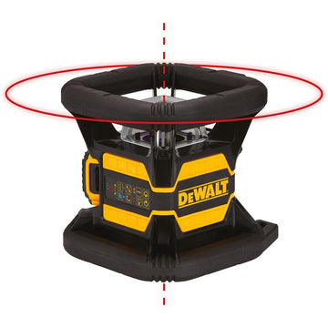 DEWALT Rotationslaser, Rot, Lot (dop.), 18V DCE080D1RS-QW