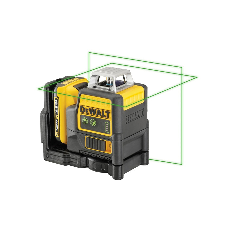 DEWALT Multilinienlaser, Grün, 2x360°, 10,8V DCE0811D1G-QW