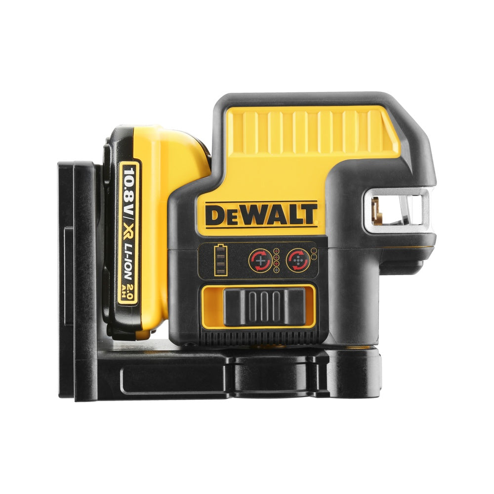 DEWALT Kombilaser, Rot, 2x180°, 5 P, 10,8V DCE0825D1R-QW
