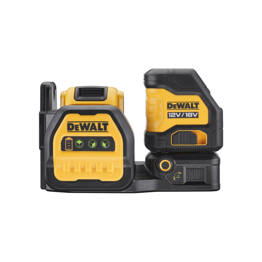 DEWALT Kreuzlinienlaser, Grün, 2x180°, 18V DCE088D1G18-QW