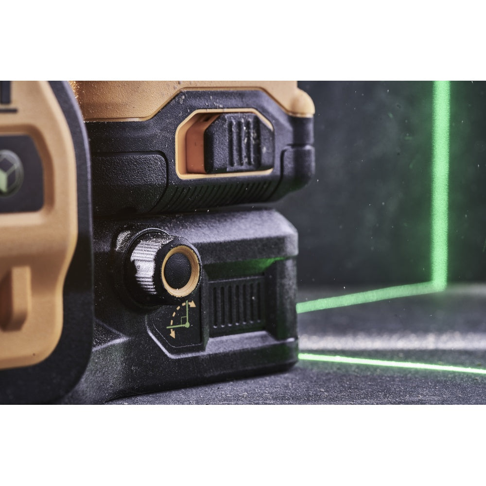 DEWALT Multilinienlaser, Grün, 3x360°, 18V DCE089D1G18-QW