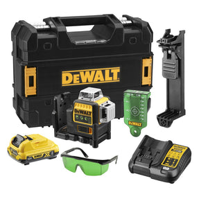 DEWALT Multilinienlaser, Grün, 3x360°, 10,8V DCE089D1G-QW