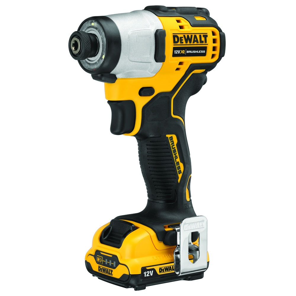 DEWALT Akku-Schlagschr. (1/4"), 12V / 2Ah DCF801D2-QW"
