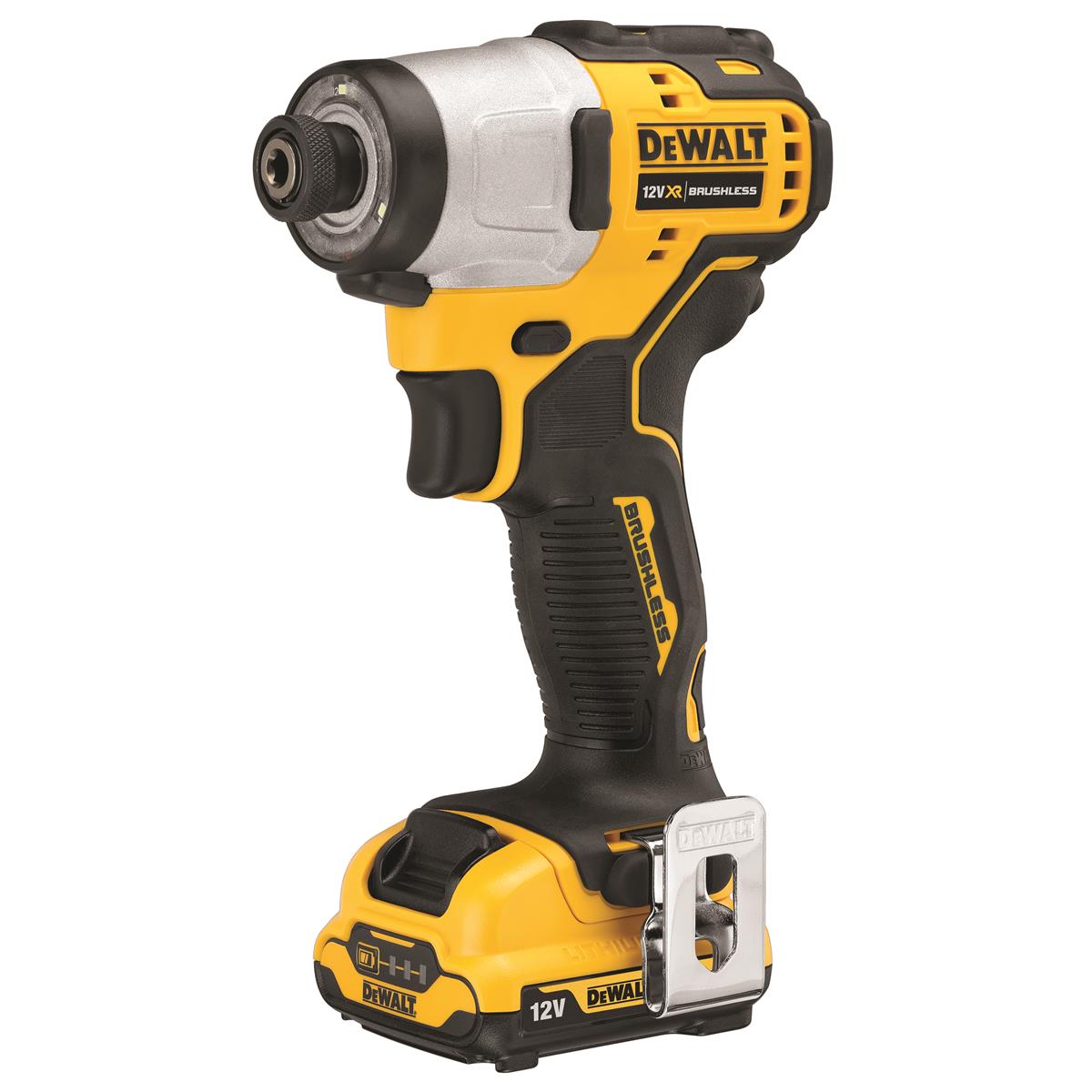 DEWALT Akku-Schlagschr. (1/4"), 12V / 2Ah DCF801D2-QW"