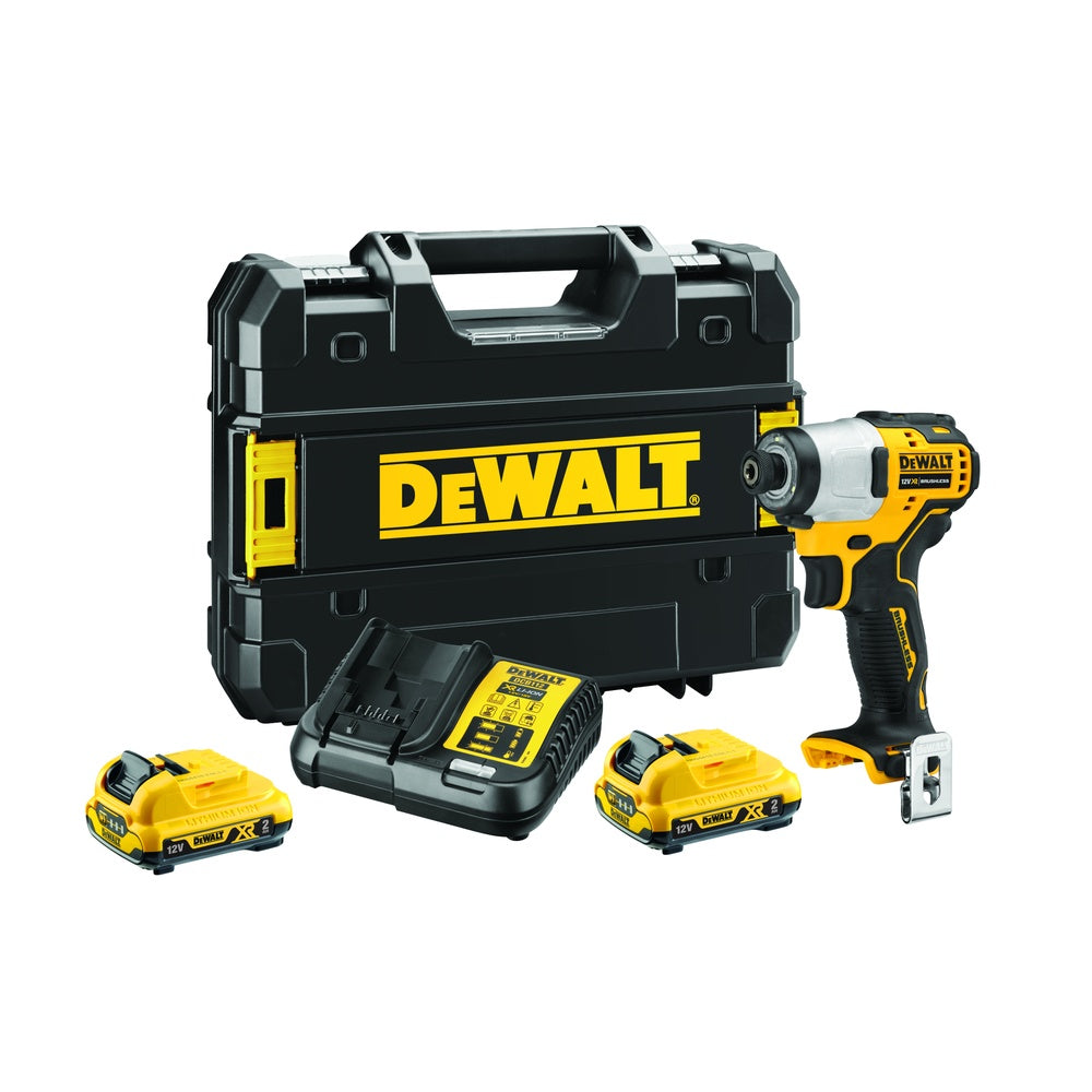 DEWALT Akku-Schlagschr. (1/4"), 12V / 2Ah DCF801D2-QW"