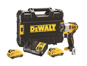 DEWALT Akku-Schlagschr. (1/4"), 12V / 2Ah DCF801D2-QW"