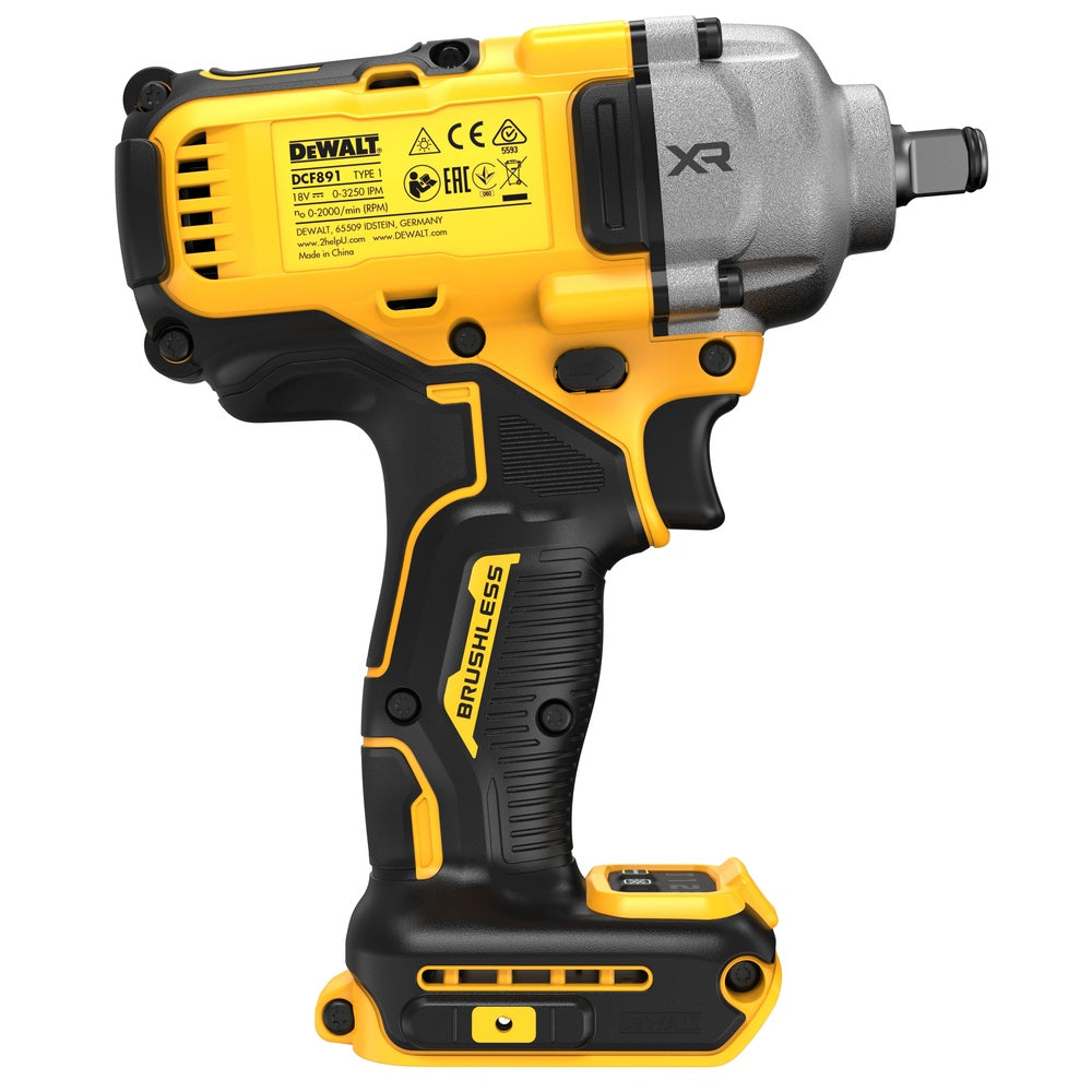 DEWALT Akku-Schlagschrauber, 1/2", 18V, Basisv. DCF891NT-XJ"