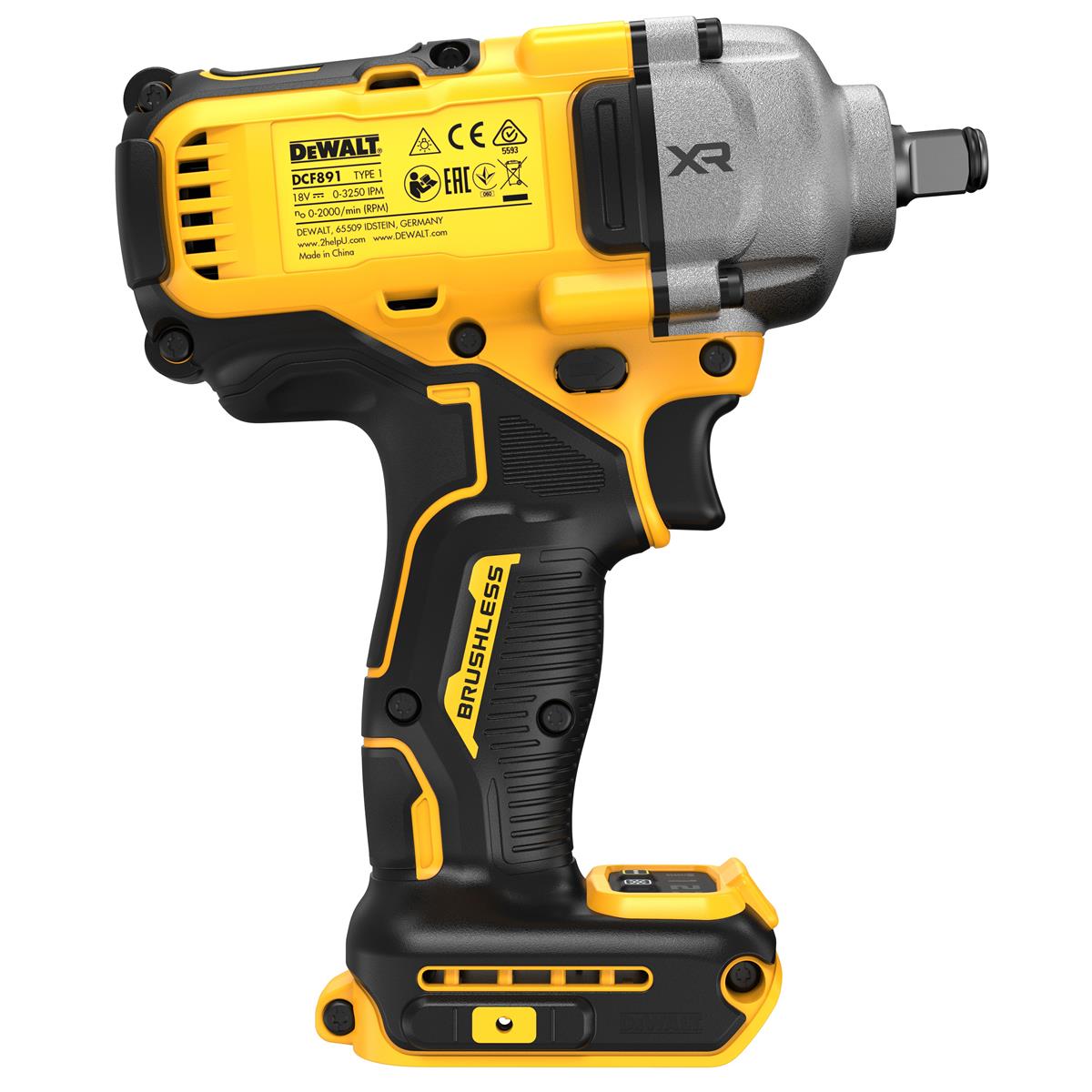DEWALT Akku-Schlagschrauber, 1/2", 18V, Basisv. DCF891NT-XJ"