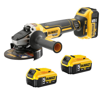 DEWALT Akku-Winkelschleifer, 18 V / 5 Ah DCG405P3-QW