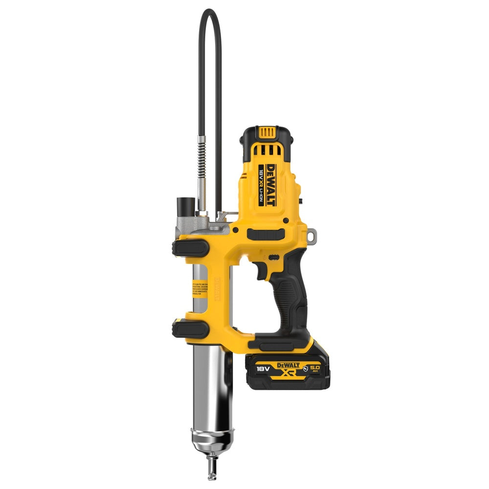 DEWALT Akku-Fettpresse, 18V / 5 Ah DCGG581P1G-QW