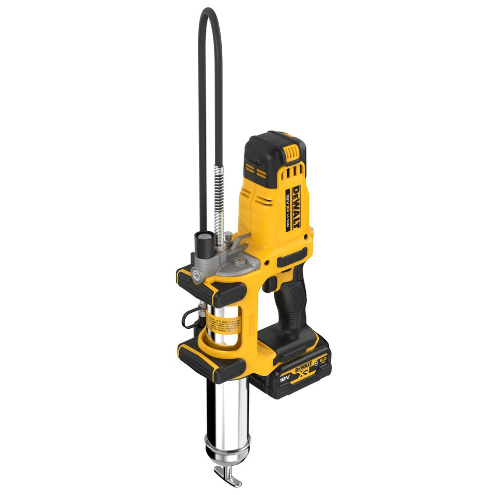 DEWALT Akku-Fettpresse, 18V / 5 Ah DCGG581P1G-QW