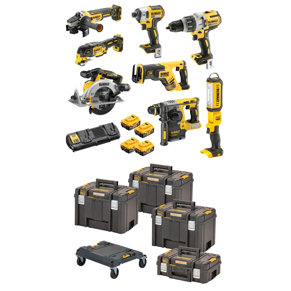 DEWALT Akku-Kombopack (8-tlg.), 18V DCK853P4T-QW