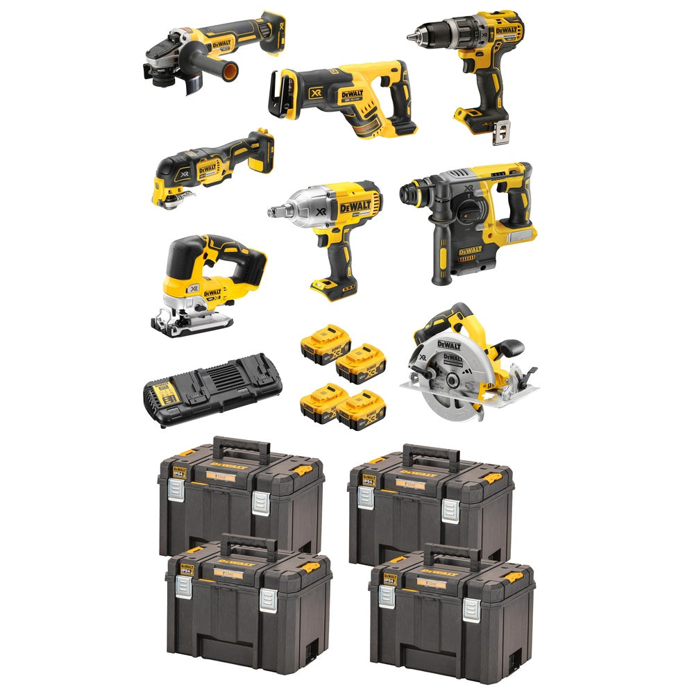 DEWALT Akku-Kombopack (8-tlg.), 18V DCK865P4T-QW