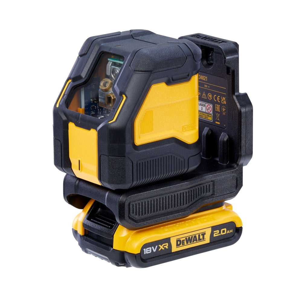 DEWALT Kreuzlinienlaser, Grün, 2x180°, 18V DCLE34021D1-QW