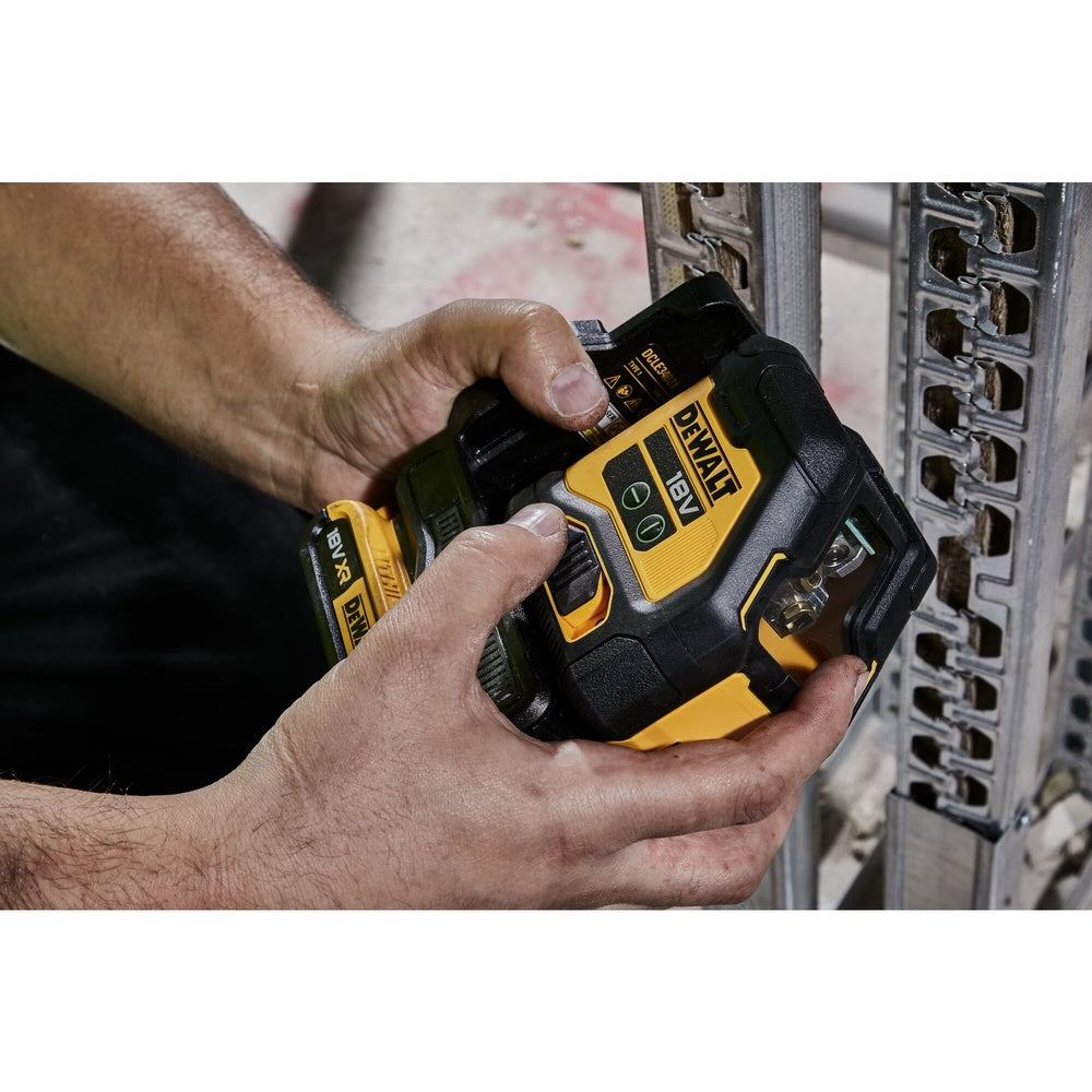 DEWALT Kreuzlinienlaser, Grün, 2x180°, 18V DCLE34021N-XJ