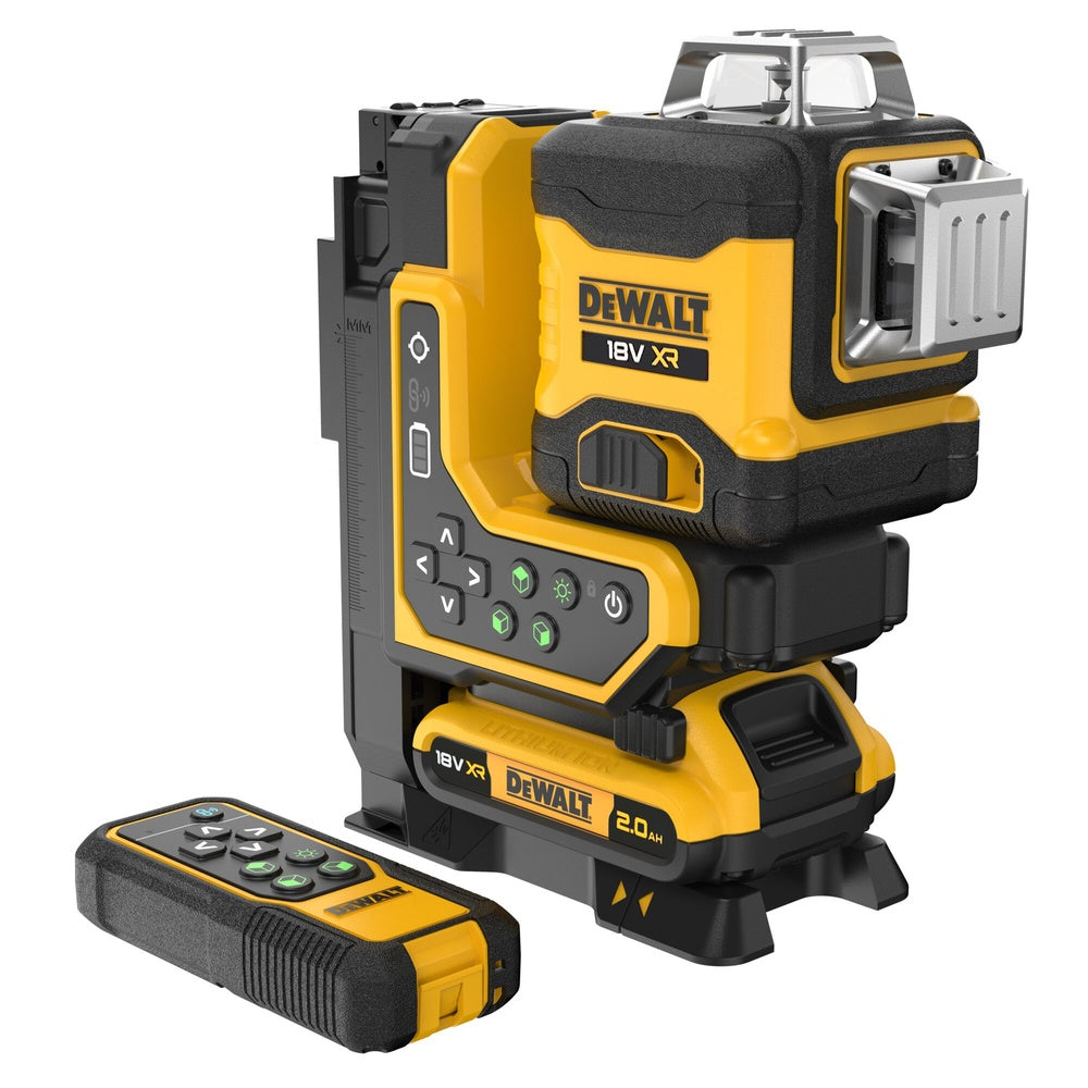 DEWALT Multilinienlaser, Grün, 3x360°, 18V DCLE34035D1-QW