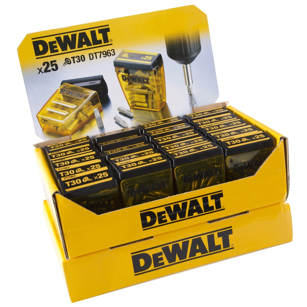 DEWALT Display 20 x DT7963 Box 25xT30 25mm DP44-QZ