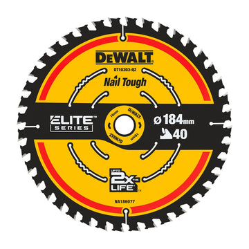 DEWALT ELITE Kreissägeblätt. 184/16 mm 40 WZ DT10303-QZ