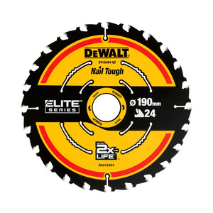 DEWALT ELITE Kreissägeblätt. 190/30 mm 24 WZ DT10304-QZ