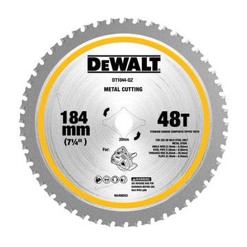 DEWALT Metall-Kreissägeblatt 184/20mm 48Z DT1044-QZ