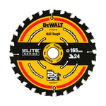 DEWALT ELITE Kreissägeblätt. 165/20 mm 24 WZ DT10624-QZ