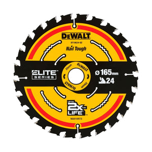 DEWALT ELITE Kreissägeblätt. 165/20 mm 24 WZ DT10624-QZ