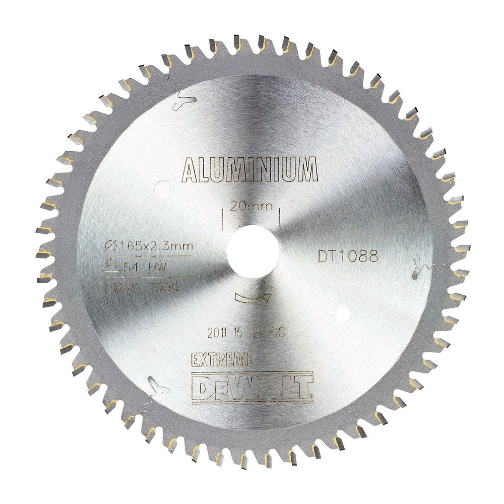 DEWALT Kreissägeblatt Handkr. 165/20mm 54 TFZ DT1088-QZ