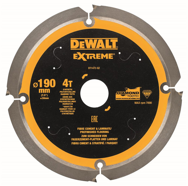 DEWALT Kreissägeblatt PCD 165/20mm 4Z DT1471-QZ