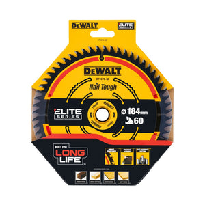 DEWALT ELITE Kreissägeblatt 184/16 mm 60Z DT1670-QZ