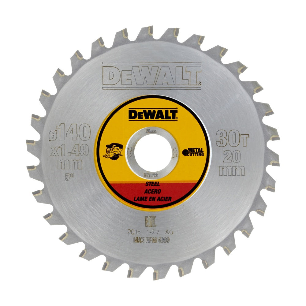 DEWALT Kreissägeblatt Akku 140/20mm 30 TFZ DT1923-QZ