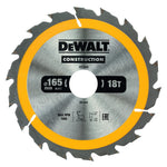 DEWALT Kreissägeblatt Handkr. 165/30mm 18 WZ DT1936-QZ