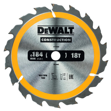 DEWALT Kreissägeblatt Handkr. 184/16mm 18 WZ DT1938-QZ