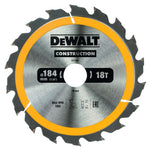 DEWALT Kreissägeblatt Handkr. 184/30mm 18 WZ DT1941-QZ