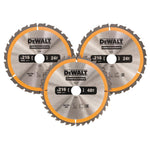 DEWALT Kreissägeblatt-Set 3-tlg. Stat DT1962-QZ
