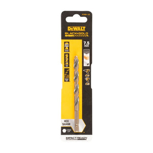 DEWALT Metallbohrer HSS-G, 7,5 mm, Sechskant DT20611-QZ