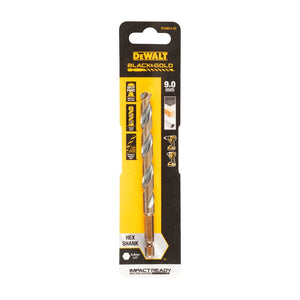 DEWALT Metallbohrer HSS-G, 9 mm, Sechskant DT20614-QZ