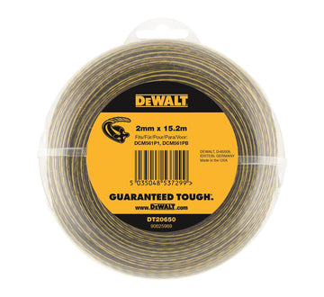 DEWALT Trimmer-Faden 15,2 m / 2,0 mm DT20650-QZ