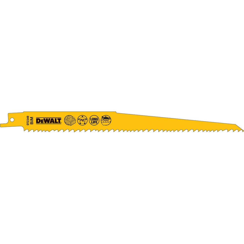 DEWALT Säbelsägeblatt BIM Holz 228mm 6 TPI DT2349-QZ